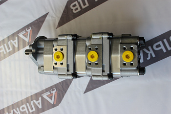 Насос 705-41-08010 Komatsu PC40-6 (SBR14/14/10(82,6/11шл/порты под фланец/пр.))