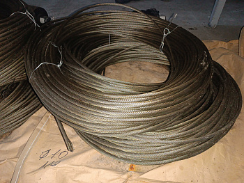 Канат (трос) грузовой для крана d=14мм (35WхK7-WS; 135м)