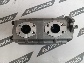 Насос 23A-60-11100/23A-60-11101 Komatsu GD511A-1(KRP4-27+17R (82,6/10шл/порты под фланец/пр.))