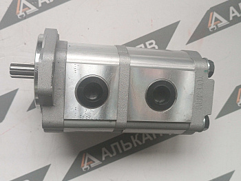 Насос пилотный DX140/DX140W(7,7см3+20см3/82,6(2 болта)10шл/порты в корп.в ст-ны/пр.)