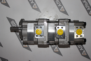 Насос 705-41-08090 Komatsu PC40-7C/PC50UU-2 (SBR14/14/9(82,6/11шл/порты под фланец/пр.))