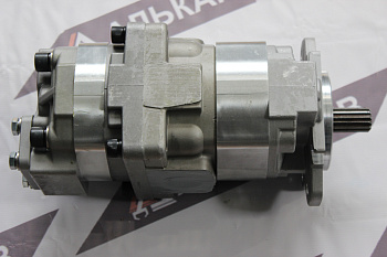 Насос 705-51-30190 Komatsu D85A-21/D85E-21/D85P-21 (SAL80/36(127/14шл/порты под фланец/лев.))