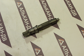 Вал мотора редуктора хода GM09M-E-40 (Z=14,22T,L=172mm)PC75
