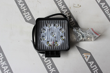 Фара 9 LEDS(27W/107х107х35)