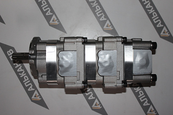 Насос 705-41-08050 Komatsu PC28UU-1 (SBR10/10/8(82,6/11шл/порты под фланец/пр.))