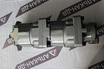 Насос 705-56-34290 Komatsu LW250-5H/5X(SAR100/90/16(127/d31мм-14шл/порты под фланец/пр.))