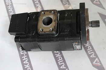 Насос вентилятора Volvo EC380(14602252)(20см3+18,7см3/101,6(2болта)/13 шл/порты в корп./пр.)