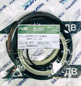 Комплект уплотнений цилиндра рукояти KOBELCO SK200-5 95/135