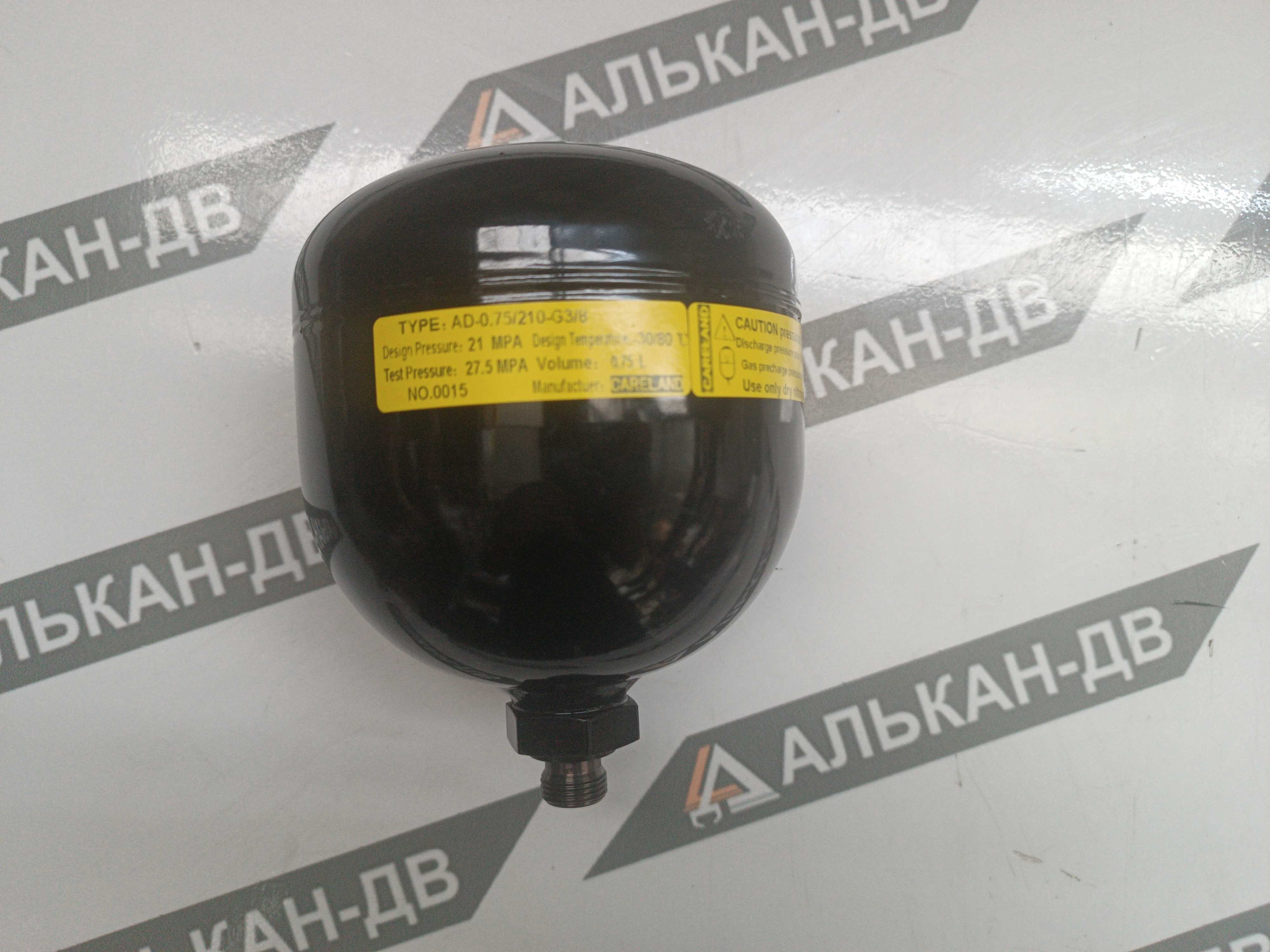 Гидроаккумулятор AD 0,75L 21MPA3MPA G38 (аналог DOOSAN 2460-9055)